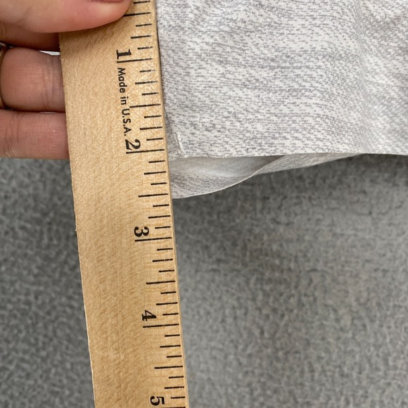 Lululemon Shorts Womens 10 Light As Air Running Lined Gray Laser Cut Lightweight - Picture 8 of 13